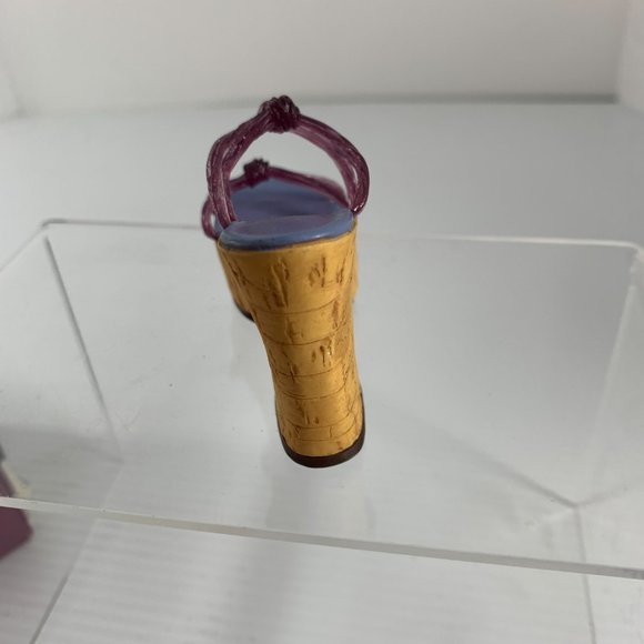 Just the Right Shoe Raine Willitts Designs Cork Wedge 25093 Miniature Sandal - Picture 5 of 10